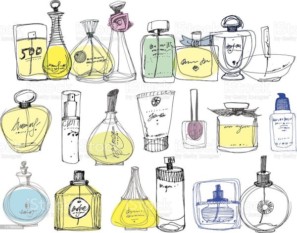 Рисунок на тему духи