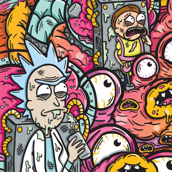 Rick and Morty арт