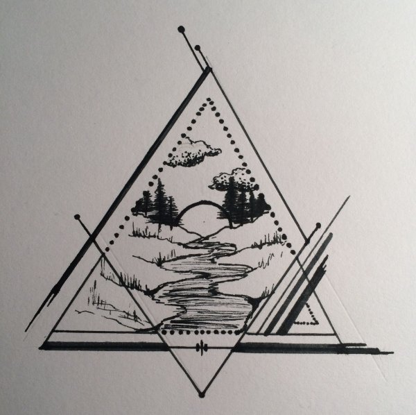 Треугольник эскиз