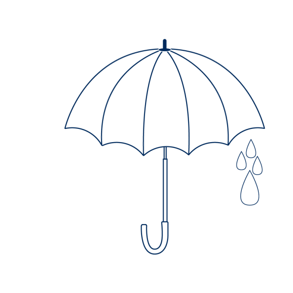 Зонтик рисунок