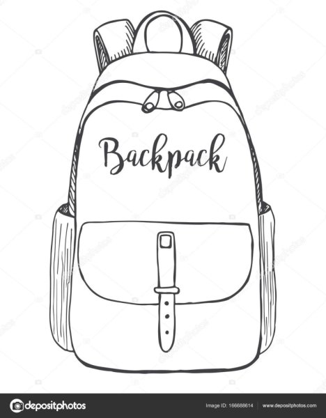 Рюкзак эскиз