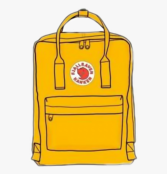 Раскраска рюкзак Fjallraven Kanken