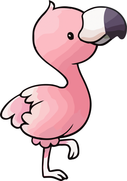 Маленькие рисуночки Фламинго