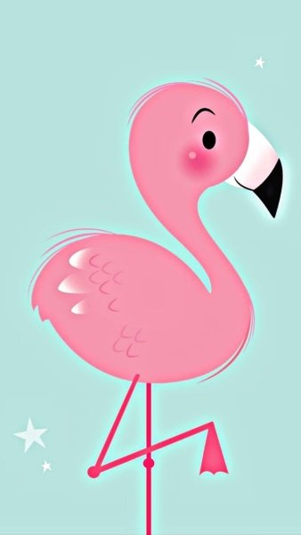 Рисунки Фламинго легкие