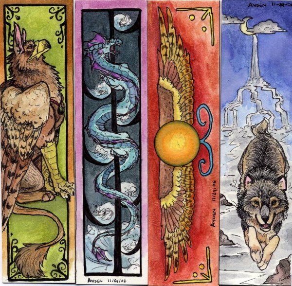 Страшные закладки для книг