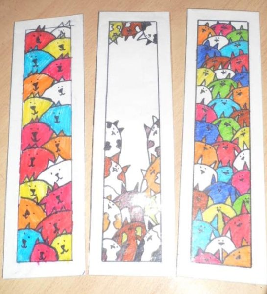 Закладки для книг рисовать