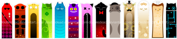 Закладки с животными