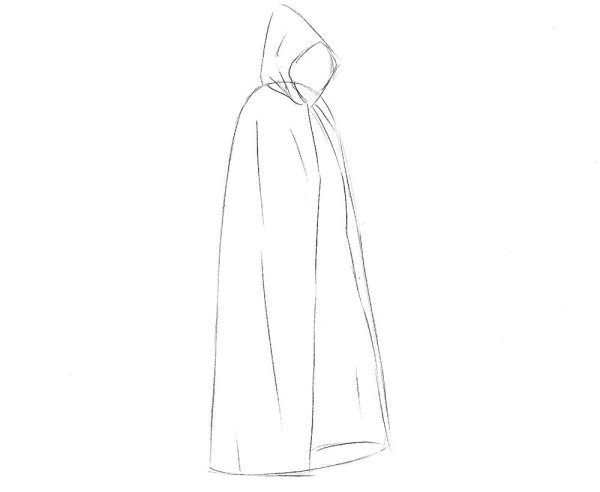 Плащ рисунок