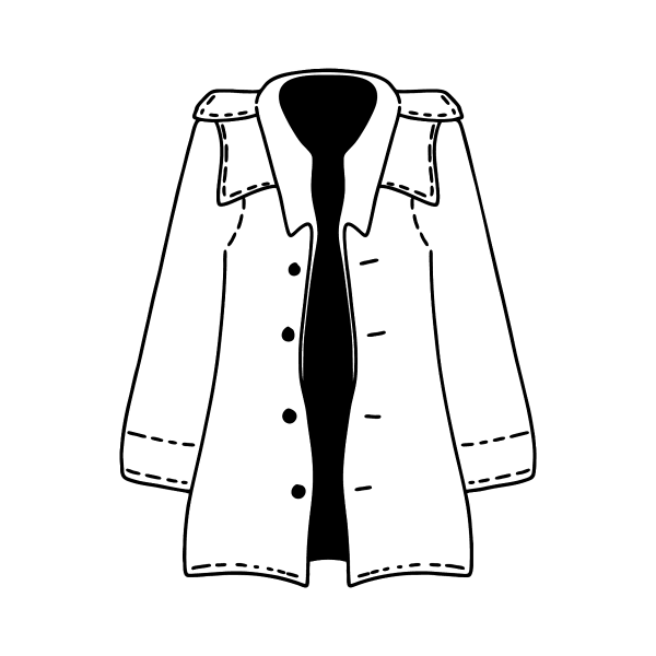 Плащ раскраска для детей