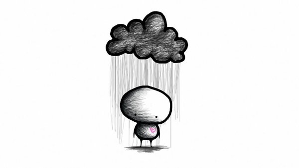 Марионетка карандашом