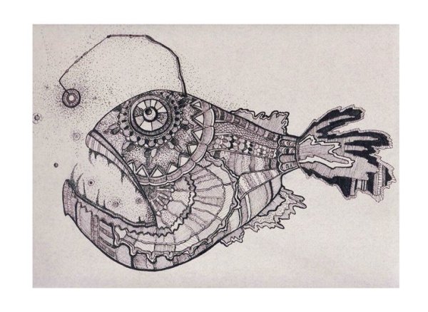 Рыба удильщик стимпанк