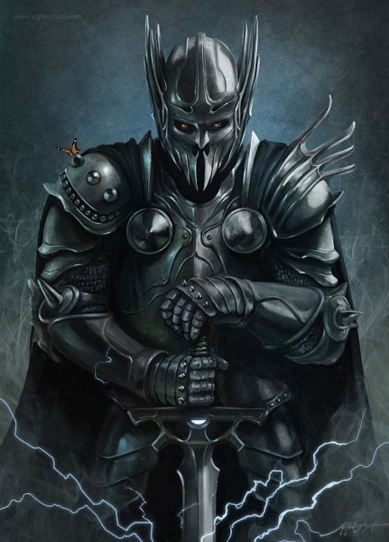 Рыцарь в черных доспехах