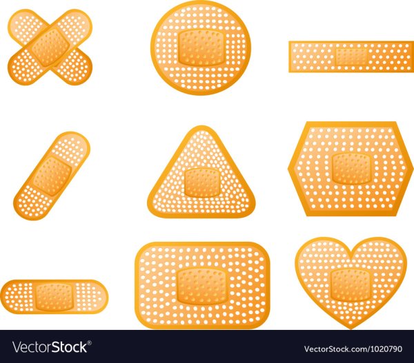 Нарисовать маленький пластырь