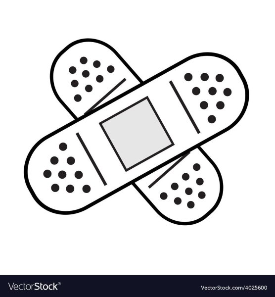 Пластырь нарисованный