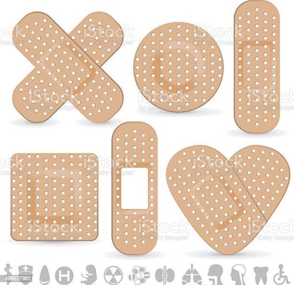 Пластырь для обработки без фона