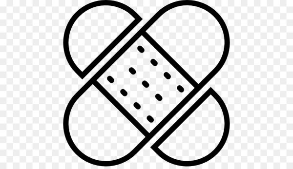 Пластыри черно белые