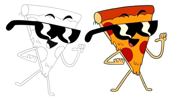 Картун нетворк пицца Стив