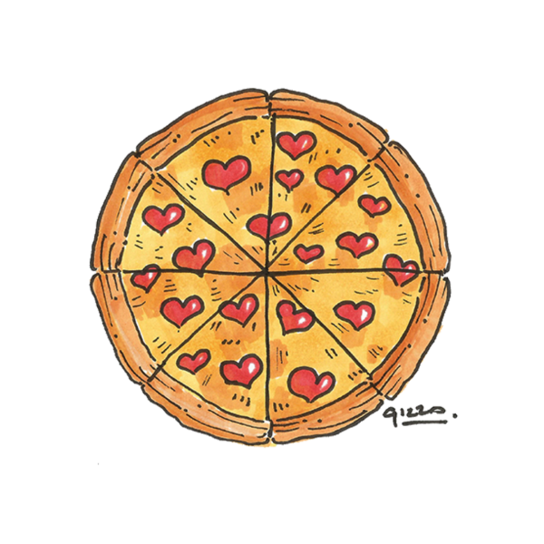 Пицца рисунок