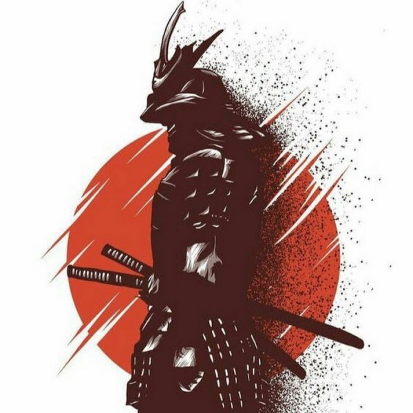 Самурай Ронин красный