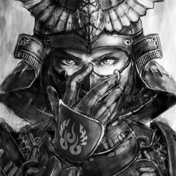 Самурай Ронин арт маска