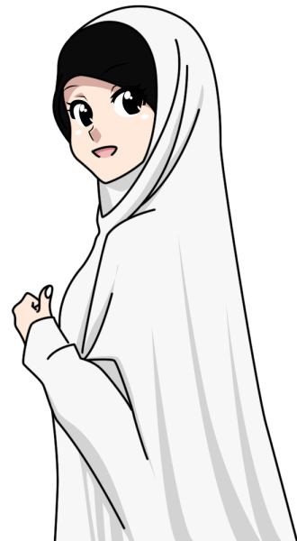 Рисование мусульманки