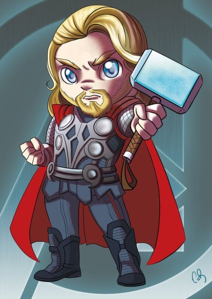 Локи Чиби арт