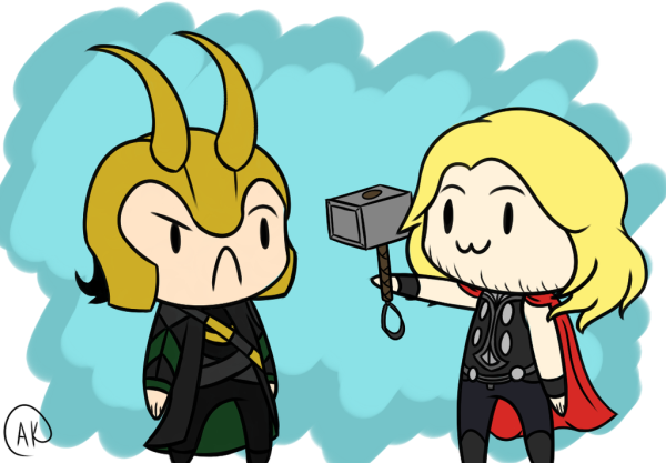 Чиби тор Марвел