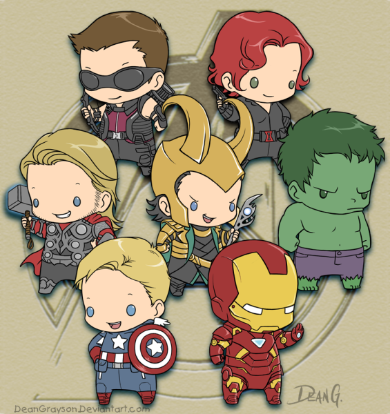 Chibi Derek Laufman Локи