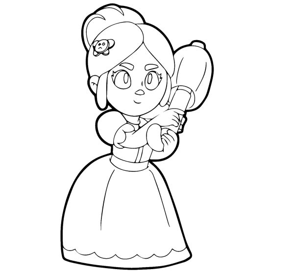 Разукрашка Браво старс Пайпер