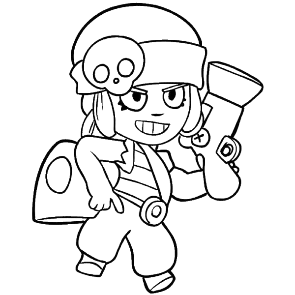 Разукрашка Браво старс Пайпер