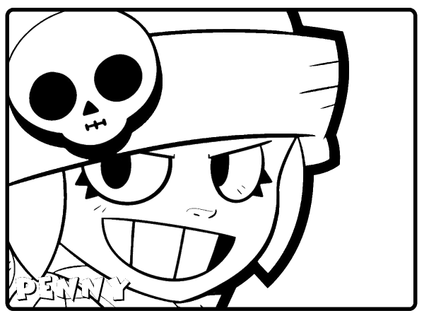 Раскраска БРАВЛЕРОВ из БРАВЛ старса