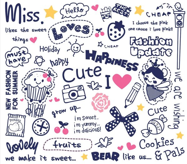 Надписи на английском