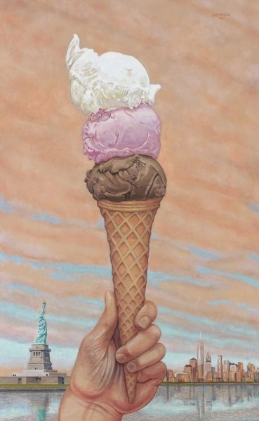 Мороженое искусство