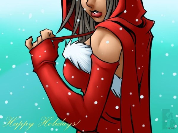 Современные Снегурочки арт