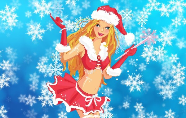 Снегурочка мультяшная