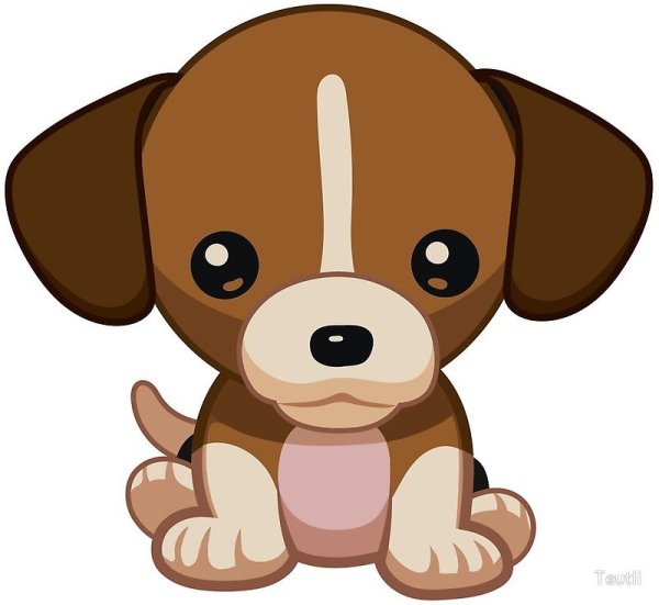 Милая собака рисунок