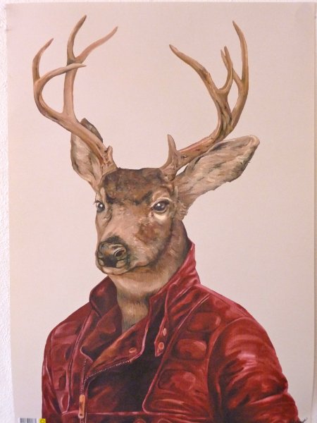 Человек с головой оленя