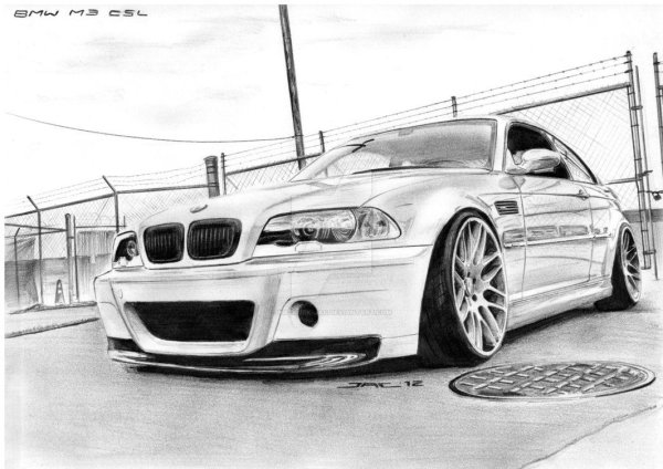 BMW e46 рисунок