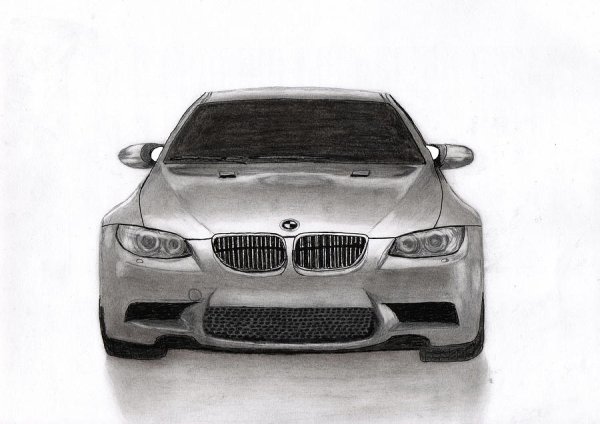 Машина в мультяшном стиле