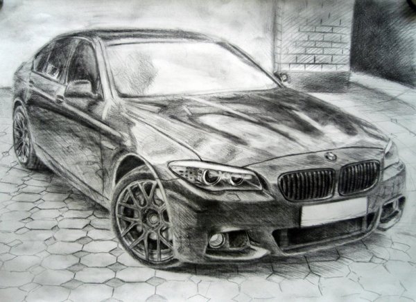 BMW f30 рисунок