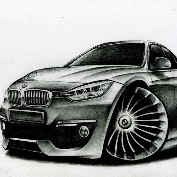 BMW m3 GTR draw