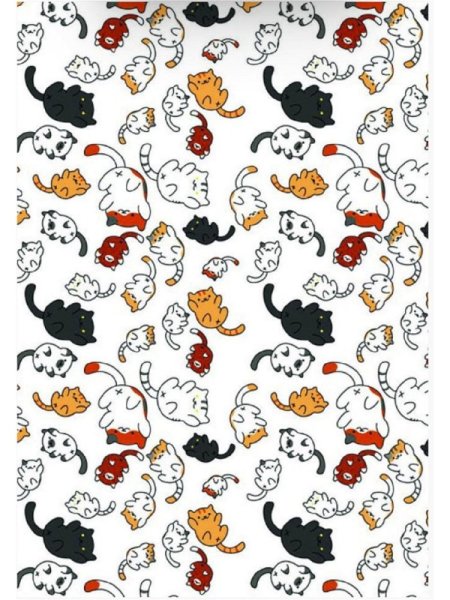 Бесшовный фон коты