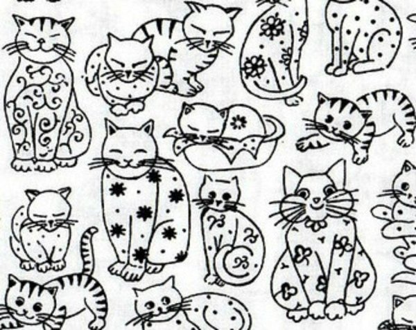 Наклейка - кошки