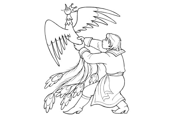 Нарисовать рисунок конек горбунок