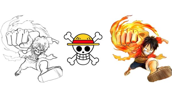 Ван Пис мини рисунки