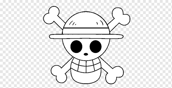 Чоппер Ван Пис черно белый