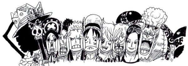 Нарисовать Луффи из Ван Пис