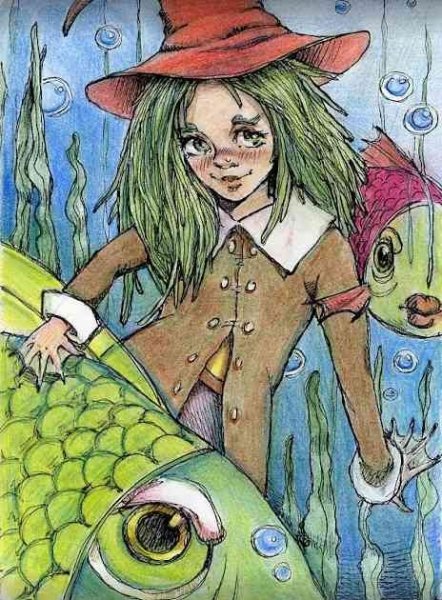 Ника Гольц иллюстрации маленький водяной