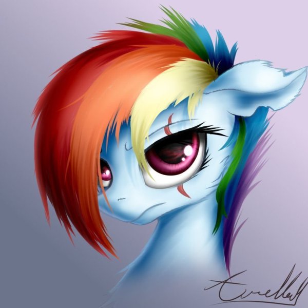 Страшная Рейнбоу Дэш