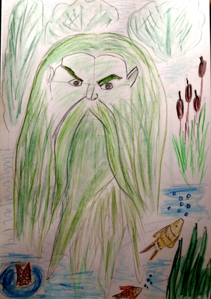 Водяной Летучий корабль рисунок